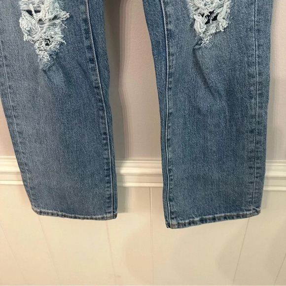 Good American Good Boy Vintage Inspired Distressed Jeans Size 2, 26 NWT - Picture 5 of 13